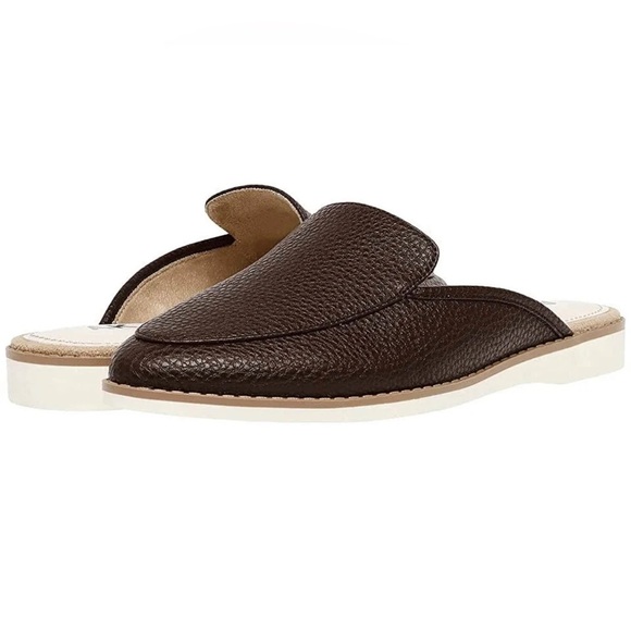 Anne Klein Shoes - Anne Klein Brown Almond Toe Mule Flats Size 8